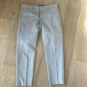 Nordstrom men’s slim fit grey dress pants. Perfect condition. Size 33 waist.